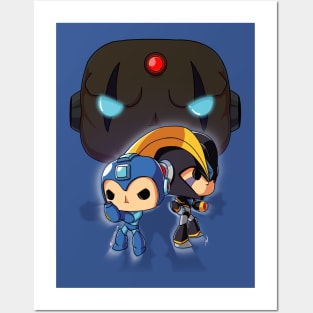 Megaman & Bass Posters and Art